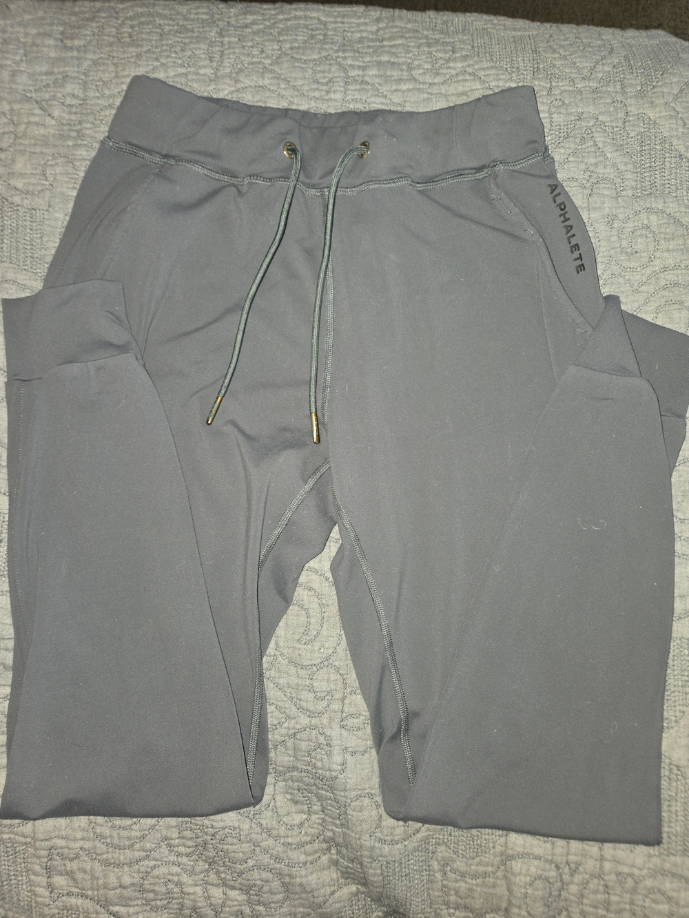 Alphalete Slate Gray Performance Joggers